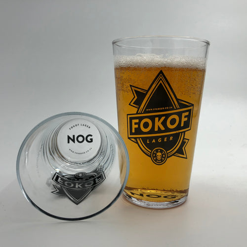 Fokof Lager glasses x 6 ( Local Shipping Only )