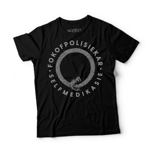 Selfmedikasie T-shirt (grey print)